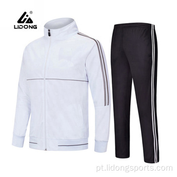 Atacado Plain Plain Soccer Training Tracksuit com logotipo personalizado